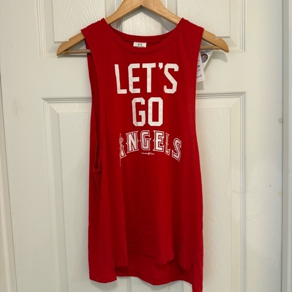Under Armour Other - NWT Under Armour Los Angeles MLB Let’s Go Angels Tank Top